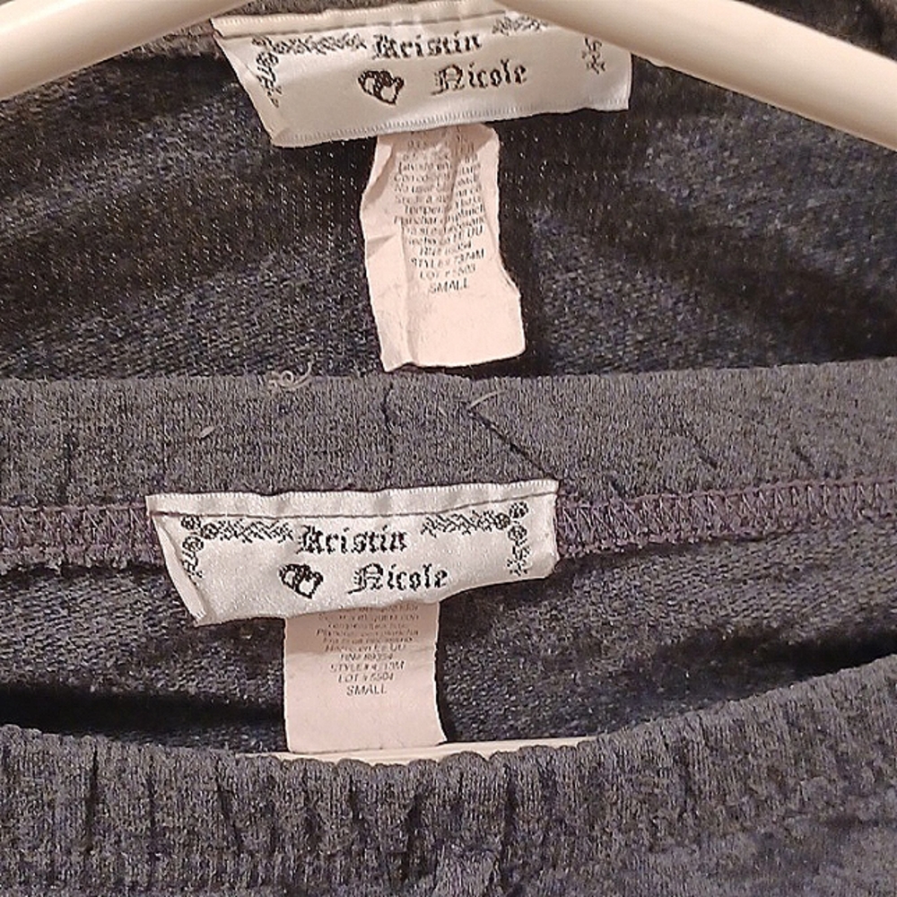 Knit track suit
